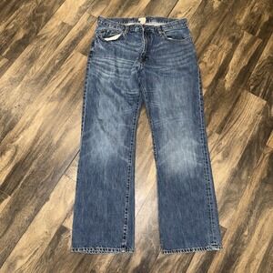 Gap 1969 Loose Fit Straight Leg Medium Wash Denim Jeans Men's Size 36/34